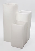 Cachepô quadrado 15x15x (40cm altura)